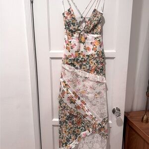 For Love And Lemons Rosalyn Multicolor Maxi Dress